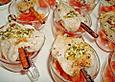 Schweinefilet - Zimt Spie&szlig; auf Tomaten - Papaya Salat