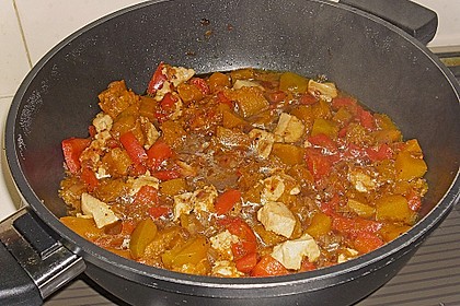 K&uuml;rbis - H&auml;hnchenpfanne 3