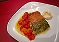 Gestreifter Pesto - Lachs