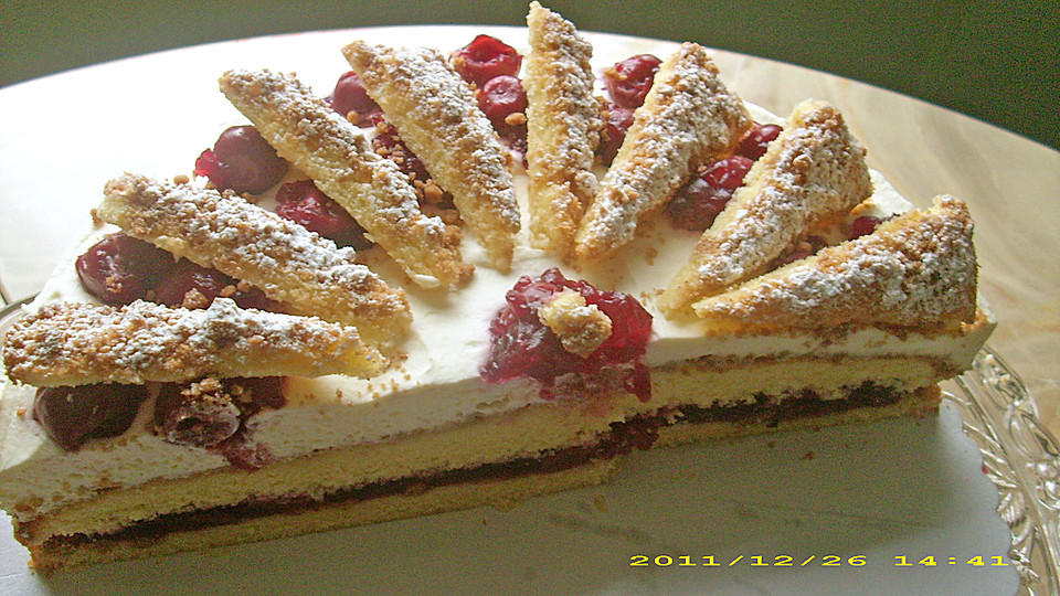 Spekulatius - Kirsch - Torte (Rezept mit Bild) von knusperflocken ...