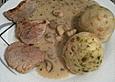 Schweinelendchen mit Pilzrahmso&szlig;e