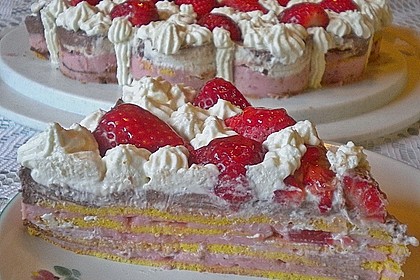 Erdbeer - Kakao - Sch&ouml;pfertorte