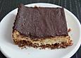 Schokoladen - Haselnuss - Kuchen mit Ziegenfrischk&auml;se