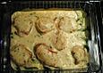 Schweinemedaillons mit Gorgonzola - Bohnen - Gratin