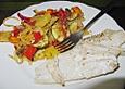Fischfilet in Zitronen - Wei&szlig;weinsud mit mediterranem Gem&uuml;se