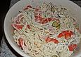 Spaghetti - Mortadella Salat