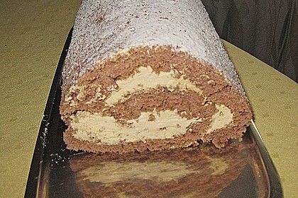 Cappuccino Biskuitrolle