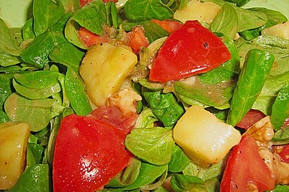 Tomaten - Feldsalat mit Kartoffeln