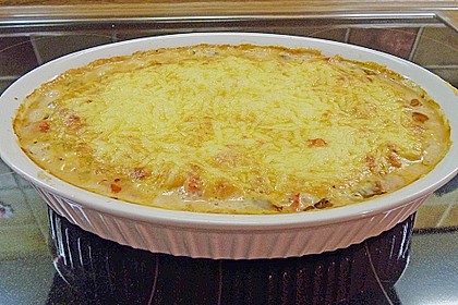 Griechische Schweinemedaillons &uuml;berbacken in Metaxasauce 5