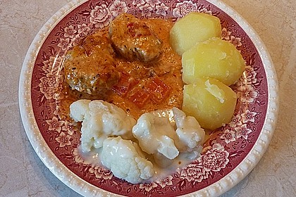 Griechische Schweinemedaillons &uuml;berbacken in Metaxasauce 8