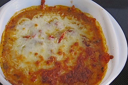 Griechische Schweinemedaillons &uuml;berbacken in Metaxasauce 12