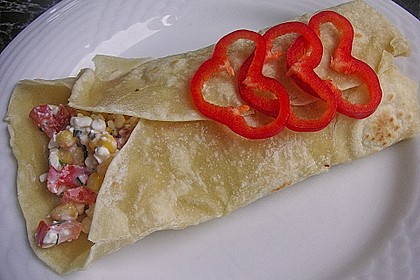 Gemüse - Hüttenkäse - Wraps 5