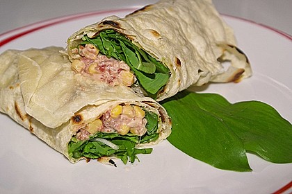Gemüse - Hüttenkäse - Wraps 2