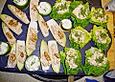 Gef&uuml;llte Salatbl&auml;tter mit 3 verschiedenen F&uuml;llungen