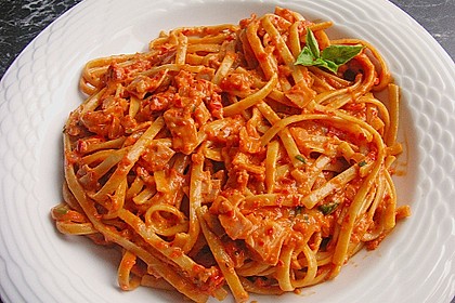 Ajvar - Knoblauch Nudeln 2