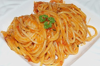 Ajvar - Knoblauch Nudeln 4