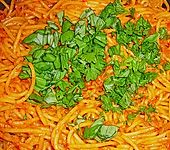Ajvar - Knoblauch Nudeln (Bild)