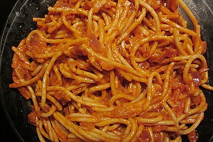 Ajvar - Knoblauch Nudeln 9