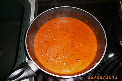 Ajvar - Knoblauch Nudeln 12