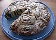 Mohn - Marzipan - Schneckenkuchen mit Eierlik&ouml;rguss