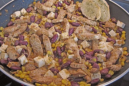 Mexikanische H&auml;hnchen - Mais - Pfanne 1