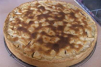 Apfelkuchen mit Rahm - Nuss - Guss 2