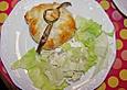Kohls&auml;ckchen mit Salat