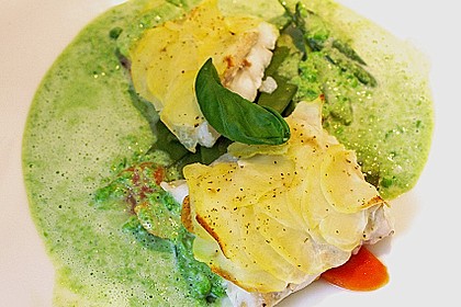 Kabeljaufilet unter Kartoffelschuppen 3