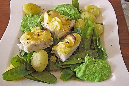 Kabeljaufilet unter Kartoffelschuppen 4