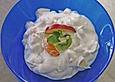 Leichte Quarkcreme mit dreierlei Saisonobst