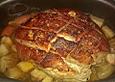 Schinkenkrustenbraten