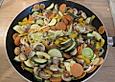 Gem&uuml;seauflauf mit Kartoffeln und Schnitzelfleisch