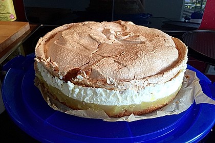 Apfel - Schneemus - Torte