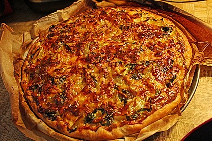 Mangold - Quiche mit Blätterteig 5