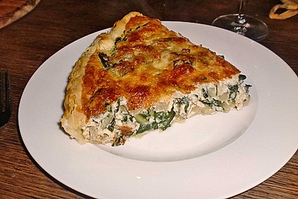 Mangold - Quiche mit Blätterteig 4