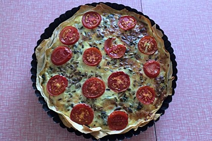 Mangold - Quiche mit Blätterteig