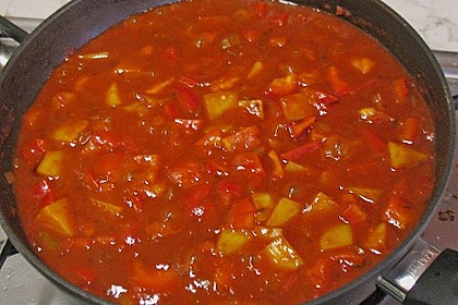 Paprika - Kartoffeltopf 4