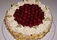 Himbeer - Waldfrucht Torte mit Marzipanbuttercreme