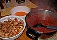 Schweinegulasch mit roten Linsen