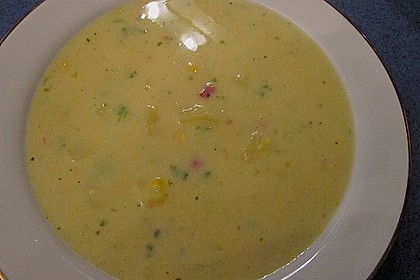 Kartoffel - Mais Suppe