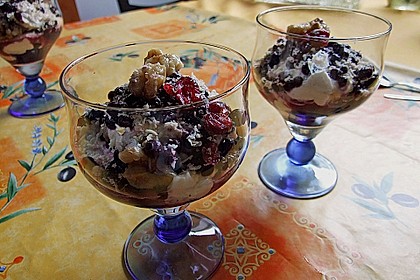 Belgische Heidelbeer - Mascarpone - Quarkcreme