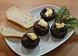 Champignonh&uuml;te mit Knoblauchbutter