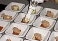 K&uuml;rbis, Foie gras und Bratapfelespuma