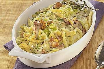 Spätzle - Pilzgratin