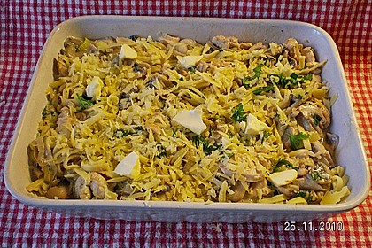 Sp&auml;tzle - Pilzgratin 1