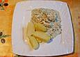 Fischfilets in Kokos - Kr&auml;utersauce