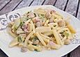 Makkaroni mit Spargel und Pilzen