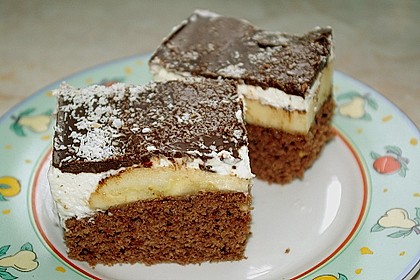 Bananenschnitte schnell und einfach 1