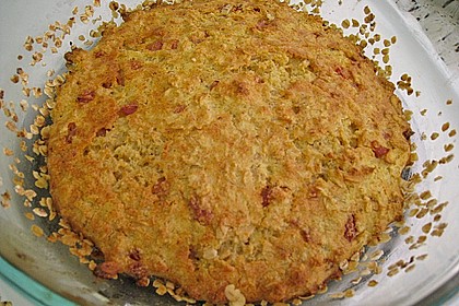 Schinken - Haferflocken Auflauf mit Tomatensauce