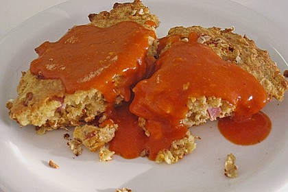 Schinken - Haferflocken Auflauf mit Tomatensauce 1